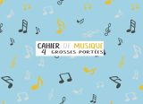 Cahier de Musique 4 Grosses Portées : Idéal pour Enfants et Débutants en Solfège | 50 Pages | Format 21 x 15 cm
