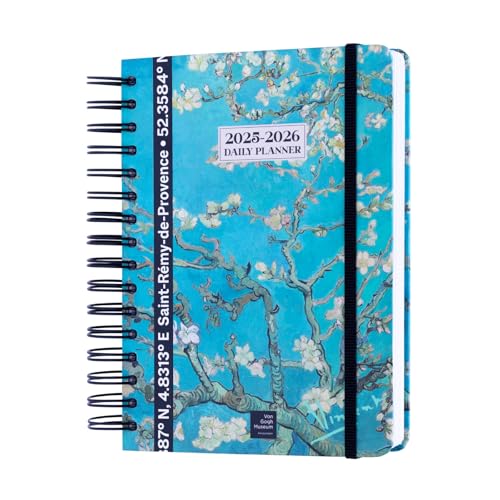 Agenda Scolaire 2025-2026 Journalier A5 Van Gogh - Organisation et Inspiration