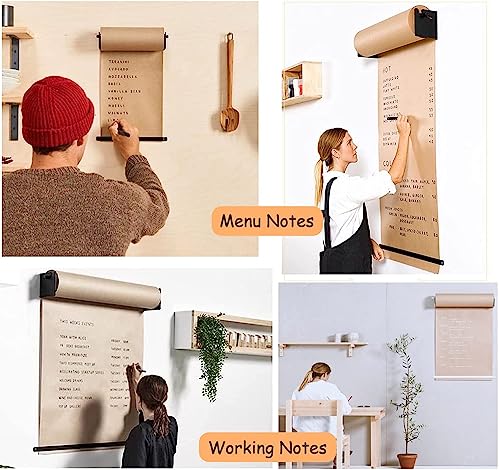 Distributeur Mural Kraft et Coupe-Papier - Organisez et Décorez avec Style