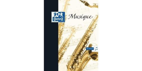 Cahier de Musique et Chant Oxford 170x220mm Seyès & Portées - 48 Pages