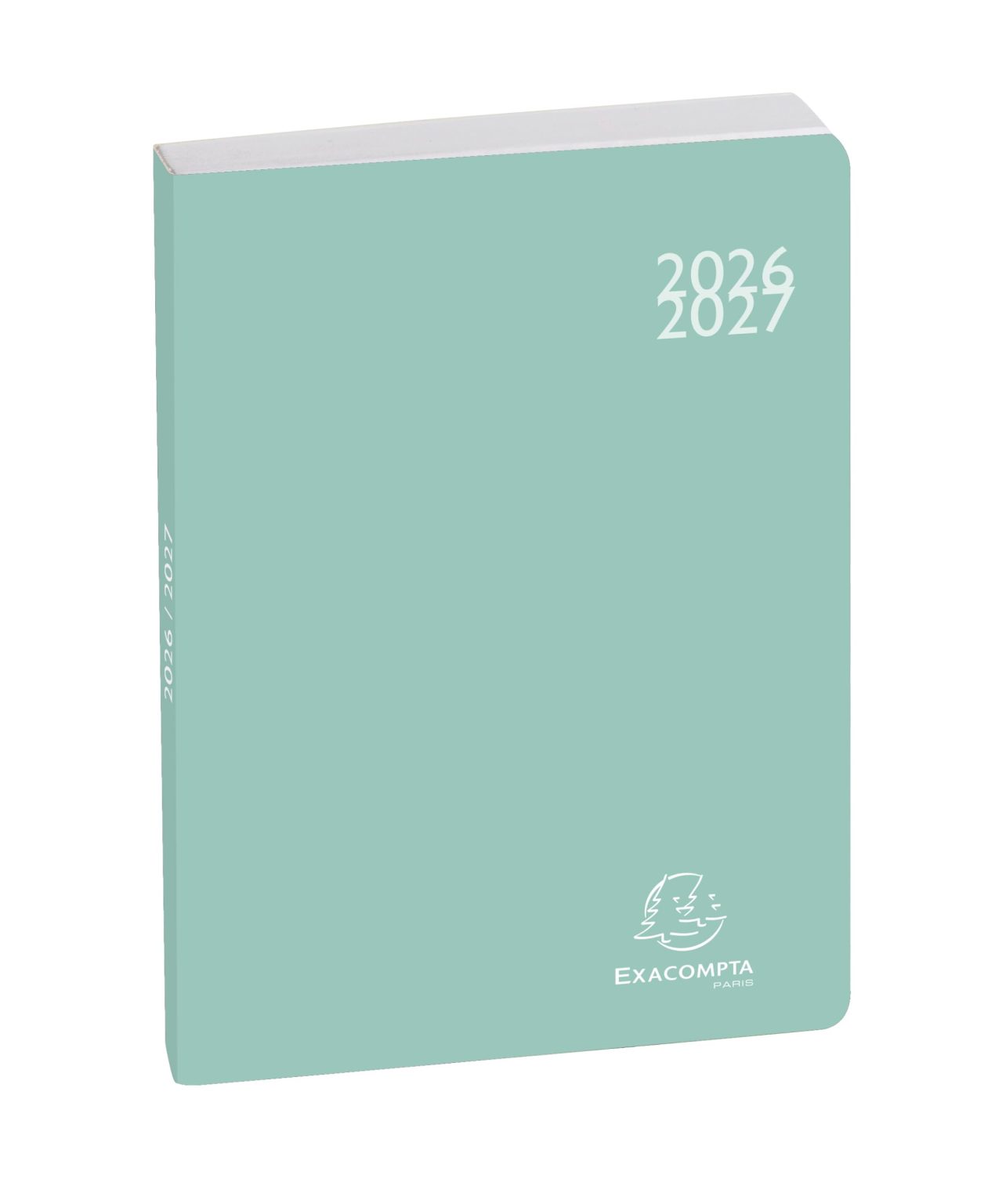 Agenda Journalier Exacompta Harmony 15x21cm Vert - Août 2026 à Juillet 2027