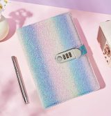 Carnet Secret A5 avec Code - Journal Intime PU Cuir, Cahier Bloc-notes Personnalisable pour Bureau