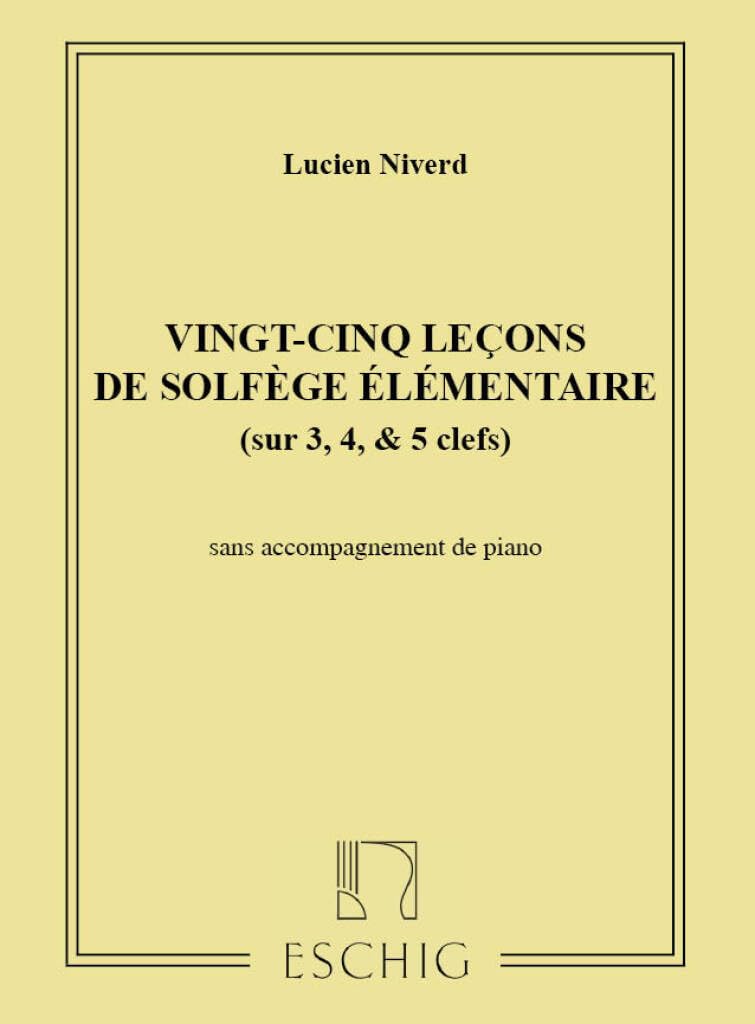 25 Leçons de Solfège Élémentaire Sans Piano : Cahier d'Exercices pour Apprendre la Musique