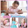 HappyGoLucky Coffret Cadeau Fille 3-12 Ans : Journal Intime Licorne, Peluche, Accessoires & Bijoux