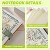 Tanou Journal Intime A5 Cuir PU Floral avec Cadenas à Combinaison - 200 Pages Lignées