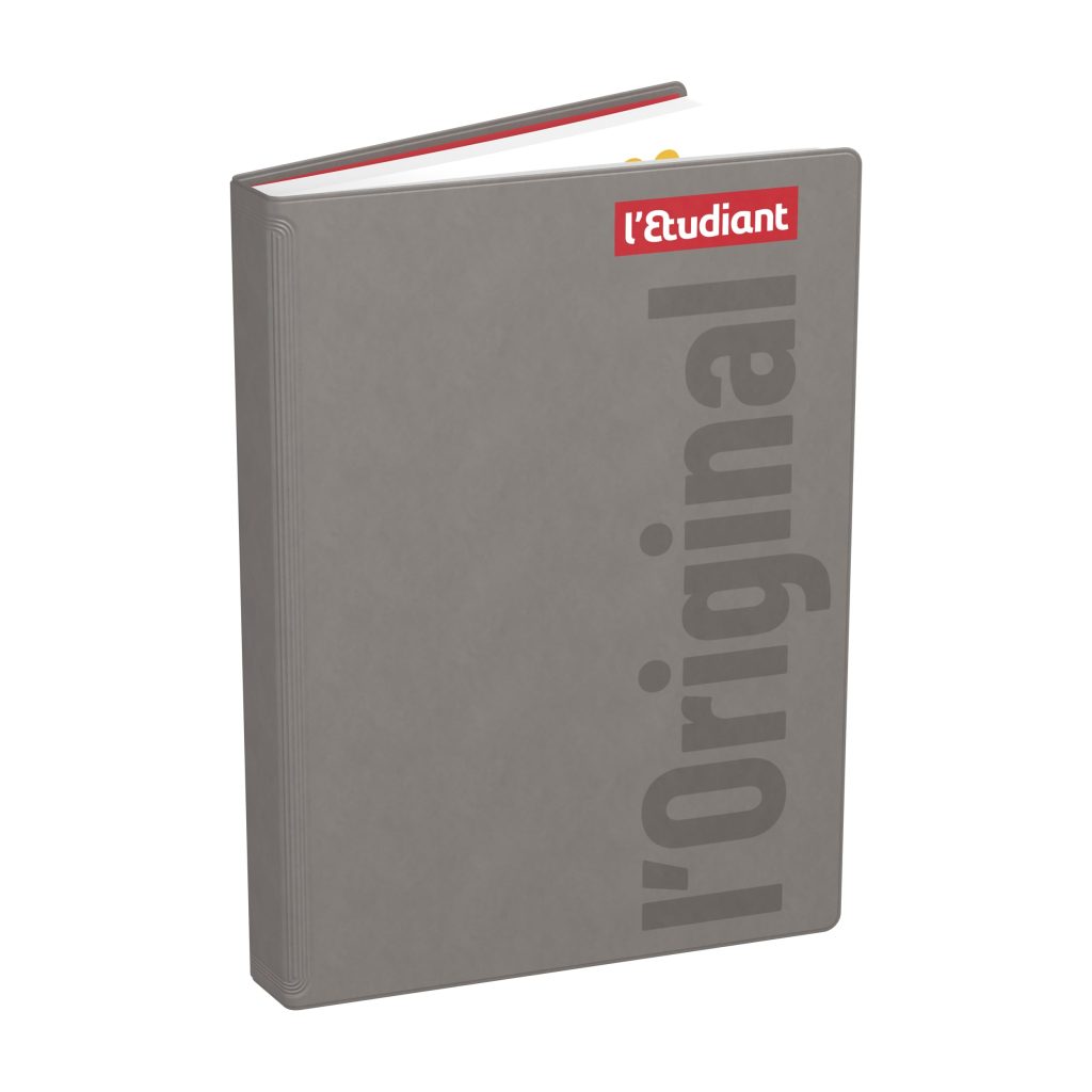 Agenda Scolaire 2025-2026 L'Etudiant Original - Journalier, Couverture Ouatinée Taupe 15x21cm