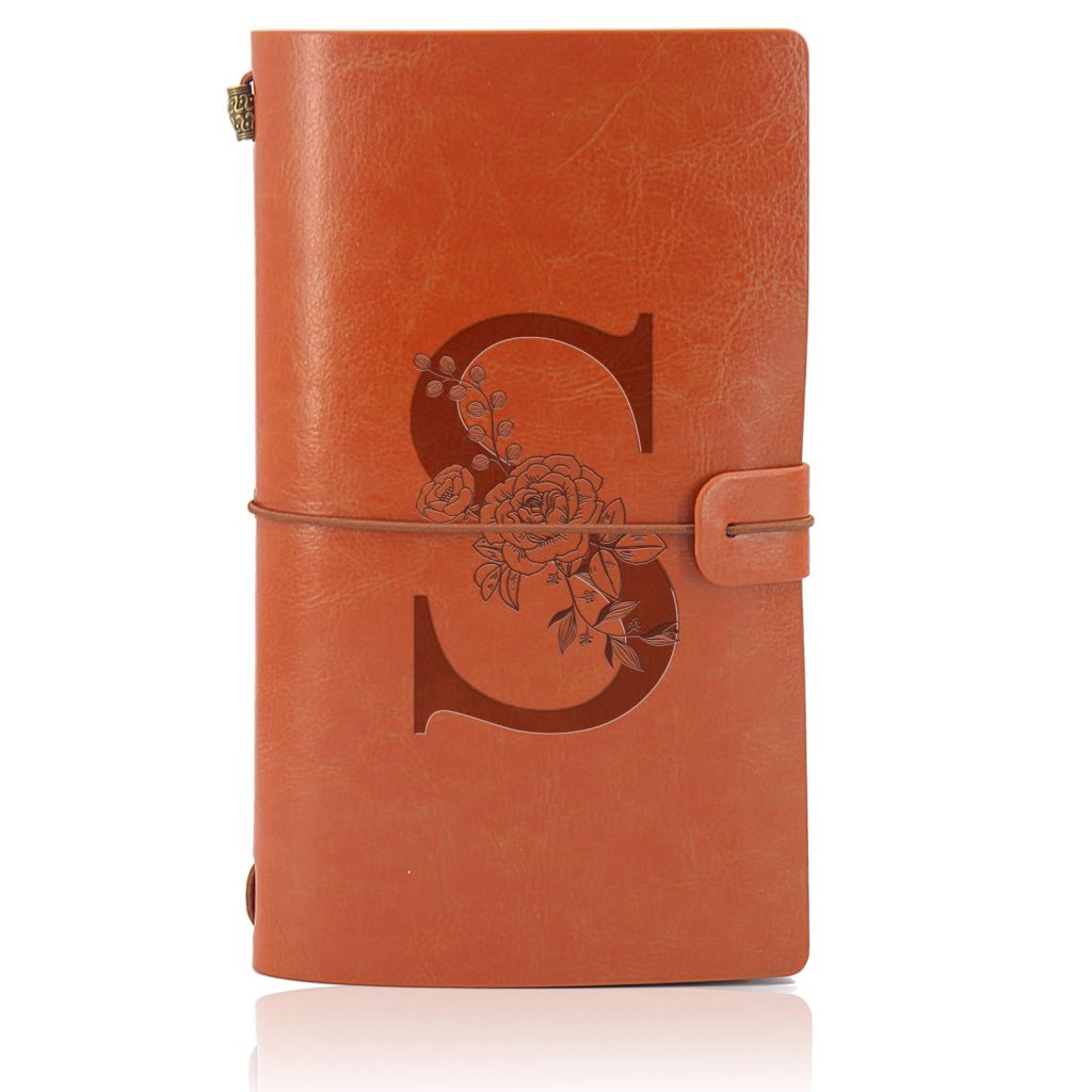 Carnet de Voyage Vintage en Cuir PU - Journal Intime Rechargeable A5, Idée Cadeau Polyvalent