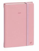 Agenda Quo Vadis 2027 Journalier 15x21 cm Pastel Rose - Organisation Complète