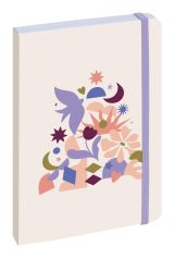 Agenda Journalier Exacompta Forum Work & After Floral 2025-2026 - 10x15cm Bleu
