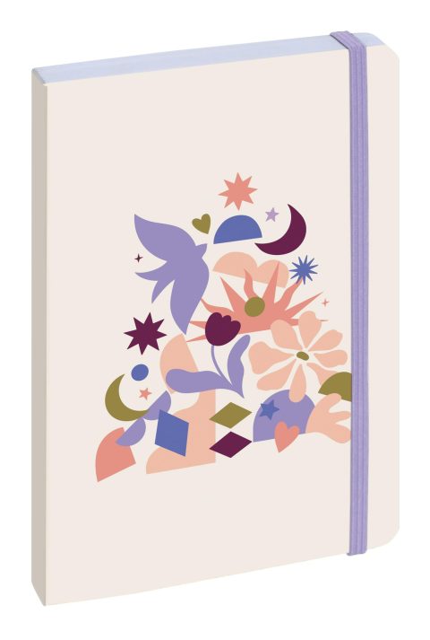 Agenda Journalier Exacompta Forum Work & After Floral 2025-2026 - 10x15cm Bleu