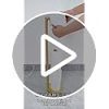 YUET Support Papier Toilette sur Pied Acier Inoxydable 304 Blanc - Distributeur Autonome 5 Rouleaux Base Lestée