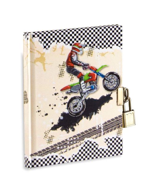 Journal Secret avec Cadenas et Clés - Couverture Lisse et Résistante - 14,5 x 18 cm