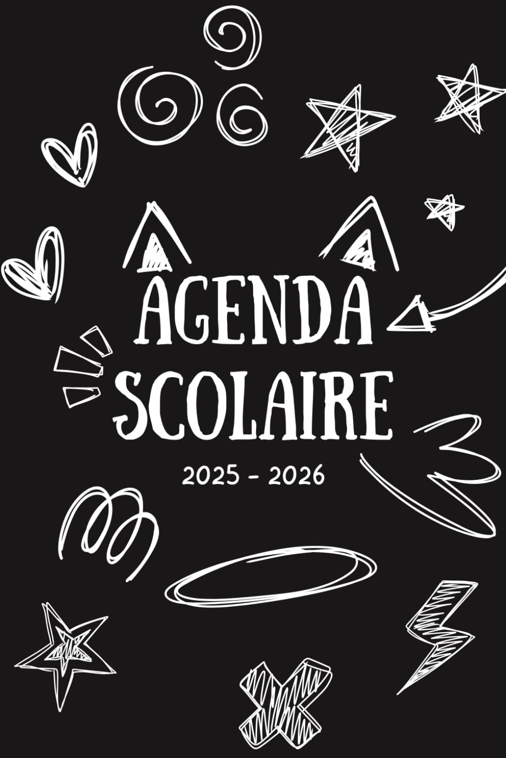 Agenda Scolaire 2025-2026 A5: Planificateur Primaire, Collège, Lycée - De Septembre à Juillet