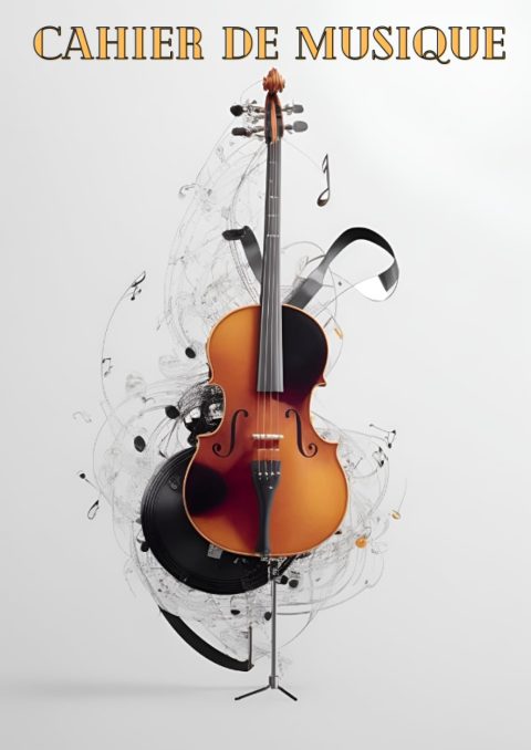 Cahier de Musique et Chant A4 - 100 Pages pour Composition, Solfège et Apprentissage Instrumental