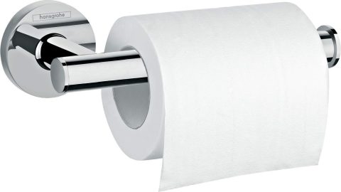 Porte-papier toilette hansgrohe Logis Universal chromé - Design intemporel et fonctionnalité parfaite