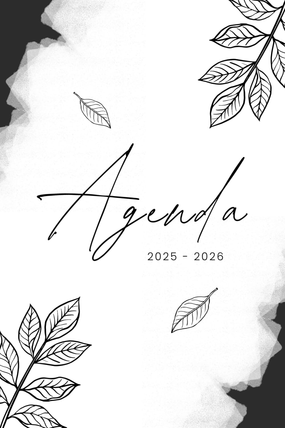 Agenda Scolaire 2025-2026 A5 : 2 Jours par Page, Primaire à Lycée, Fille et Garçon