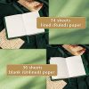 TIEFOSSI Carnet de Notes en Cuir Dragon - Couverture Rigide, Rechargeable, avec Cadenas à Combinaison - Idéal pour Hommes, Femmes et Enfants - Vert