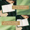 TIEFOSSI Carnet de Notes en Cuir Dragon - Couverture Rigide, Rechargeable, avec Cadenas à Combinaison - Idéal pour Hommes, Femmes et Enfants - Vert