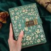 Carnet Intime à Code B6 en Similicuir - Journal Sécurisé avec Serrure à Combinaison pour Bureau et Étudiant