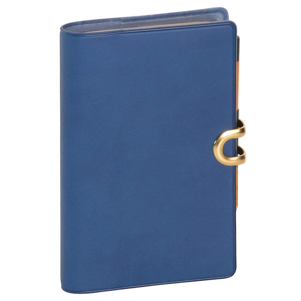 Agenda de poche Mini 11 Exacompta Winner 2 jours/page, 7.5x11.5 cm, Janvier à Décembre 2026, Tranche Or