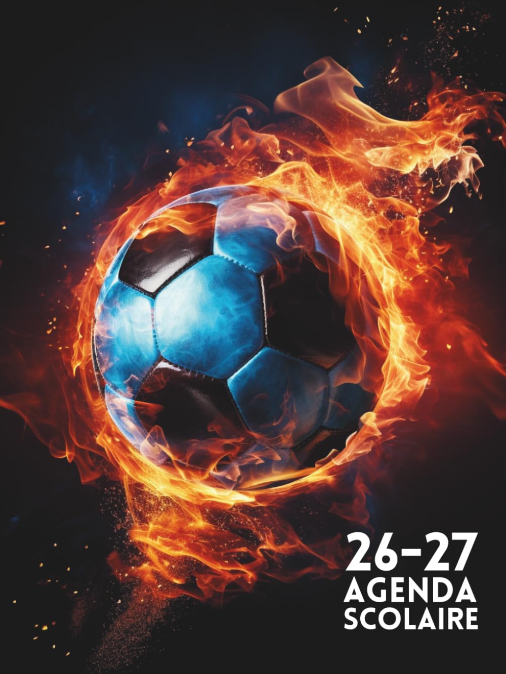 Agenda Scolaire 2026-2027 1 Jour par Page Foot : Organisation et Motivation pour Champions