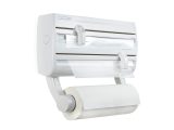 Leifheit Parat F2 ComfortLine : Organisateur Mural Polyvalent pour Rouleaux de Cuisine et Épices