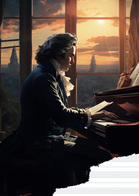 Cahier de Musique A4 avec 12 Portées - Idéal pour Étude, Composition et Dictée Musicale