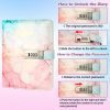 Realjoy Journal Intime Fille A5 avec Cadenas - Coffret Cadeau Complet pour Enfants (7-13 Ans)