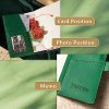 TIEFOSSI Carnet de Notes en Cuir Dragon - Couverture Rigide, Rechargeable, avec Cadenas à Combinaison - Idéal pour Hommes, Femmes et Enfants - Vert