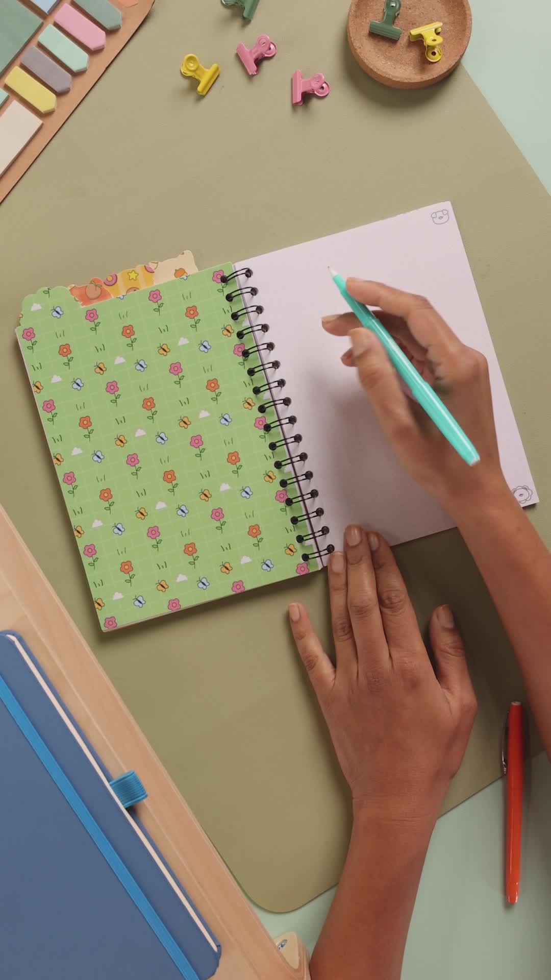 Carnet de Notes Kawaii A5 Spiralé - Journal Intime Créatif et Cadeau Original pour Filles