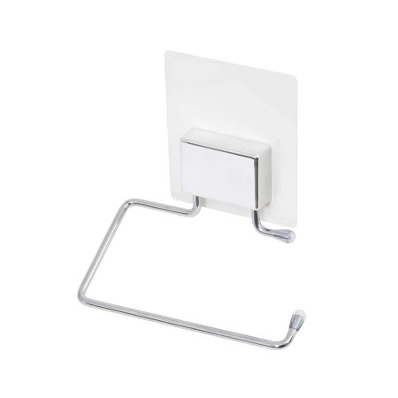Compactor BESTLOCK Magic Bath : Porte-Papier Toilette Adhésif Chrome, Installation Facile Sans Percage