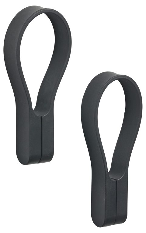 Lot de 2 Sangles Magnétiques Loop Magnet Zone Denmark - Accroche Serviettes et Torchons Design Noir