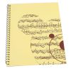 Cahier de Notation Musicale - 50 Pages pour Compositeurs et Musiciens - Design Ours Jaune