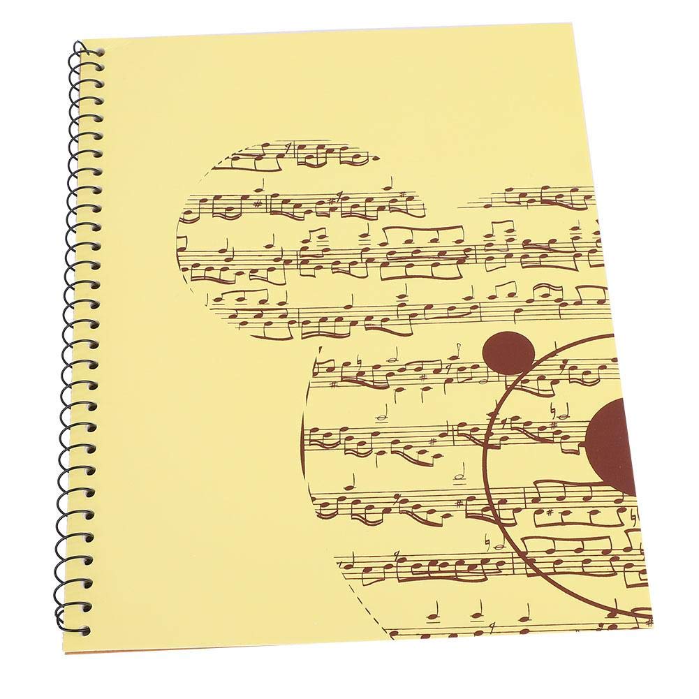 Cahier de Notation Musicale - 50 Pages pour Compositeurs et Musiciens - Design Ours Jaune