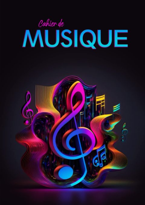 Cahier de Musique A4 avec 12 Portées et Grands Carreaux Seyes - Carnet de Partitions Moderne pour Compositeurs et Musiciens