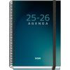 Agenda Scolaire 2025-2026 A5 Jour Page Bilingue (Espagnol/Anglais) - Dohe PRIME Boreal