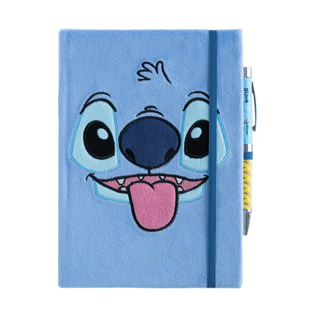 Carnet de notes Disney Stitch A5 - Journal intime, cahier de dessin avec stylo lumineux inclus - Cadeau idéal pour enfants