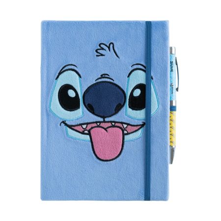 Carnet de notes Disney Stitch A5 - Journal intime, cahier de dessin avec stylo lumineux inclus - Cadeau idéal pour enfants