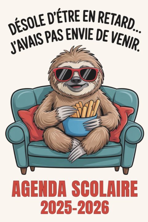 Agenda Scolaire 2025-2026 : L'Art de s'organiser à l'école pour Élèves du Primaire au Lycée