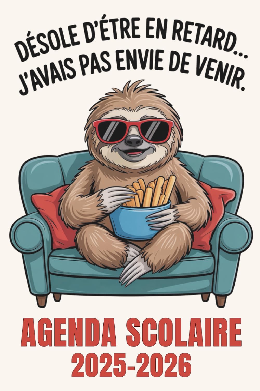 Agenda Scolaire 2025-2026 : L'Art de s'organiser à l'école pour Élèves du Primaire au Lycée