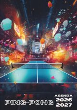 Agenda Scolaire Ping Pong 2026-2027 : Journalier, 1 Page par Jour, Format 12x17 cm