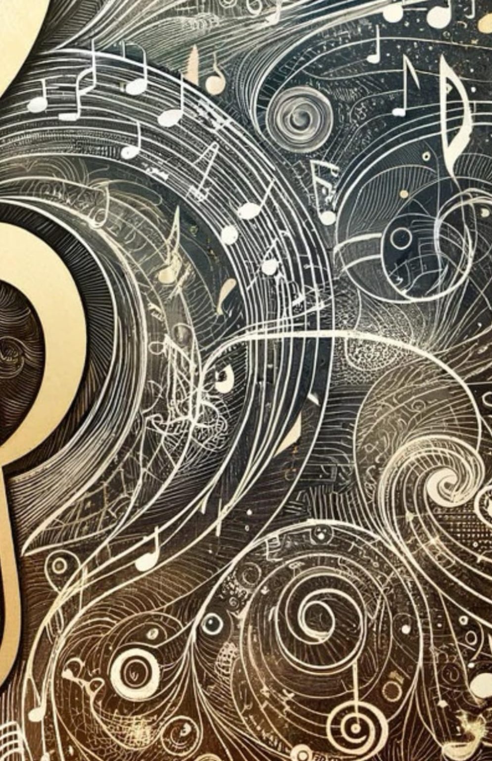 Notes & Mots : Cahier de Musique A5 pour Paroliers et Compositeurs | 8 Portées | 24 Lignes