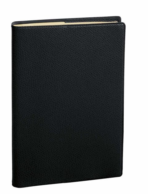 Agenda Quo Vadis Ministre Prestige 2027 Noir Impala - Vue Hebdomadaire Détaillée 16x24 cm