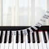 Guide de Notes pour Clavier de Piano : Silicone Réutilisable, Amovible, pour 88/61/54/49/37 Touches - Apprentissage Facilité