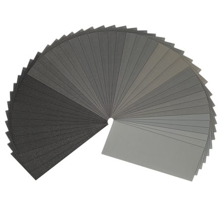 STEBRUAM Papier de Verre Abrasif - Lot de 42 Feuilles pour Polissage Bois, Métal, Voiture - Grains de 120 à 3000