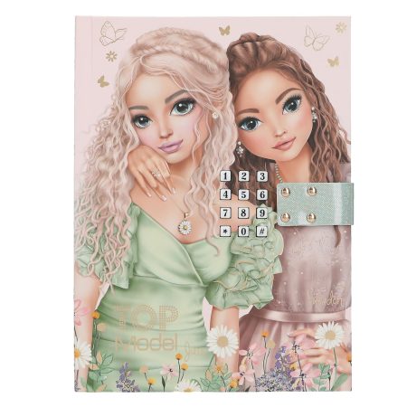 TOPModel Summer Feeling - Journal Intime à Code Chiffré et Musique - 192 Pages Lignées