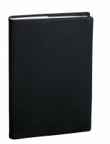 Agenda Président 2026 Quo Vadis Impala Noir - Semainier Français 14 Mois - 21x27 cm