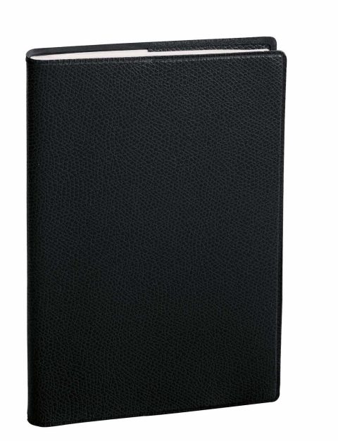 Agenda Président 2026 Quo Vadis Impala Noir - Semainier Français 14 Mois - 21x27 cm