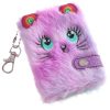 Mini Carnet de Notes Chat Peluche - Journal Intime Cadeau Fille 6-8 Ans