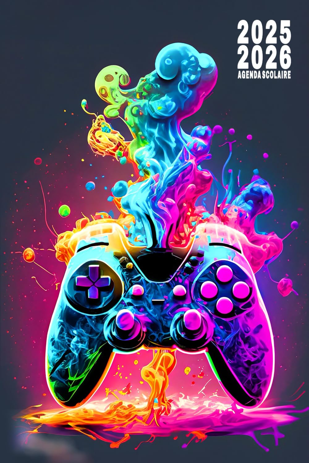 Agenda Scolaire 2025 2026 Gamer A5 : Planificateur Journalier pour Maîtriser Votre Temps et Atteindre Vos Objectifs